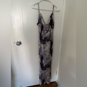 Superdown slip dress with slit. New never worn. Medium